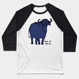 Year of the Ox Blue Baseball T-Shirt